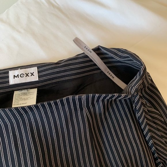 MEXX | Vintage Black with White Strip Wrap Skirt - Picture 7 of 11